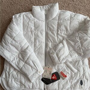 FP Movement by Free People Quilted White Puffer Jacket